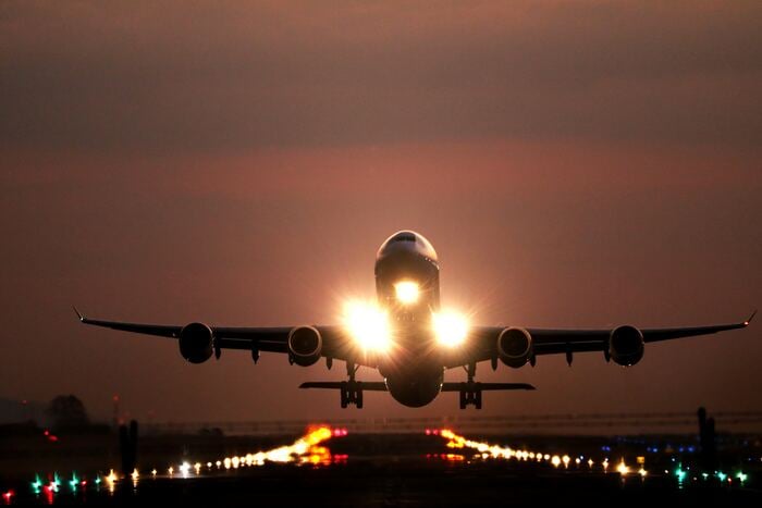 primer viaje en avión